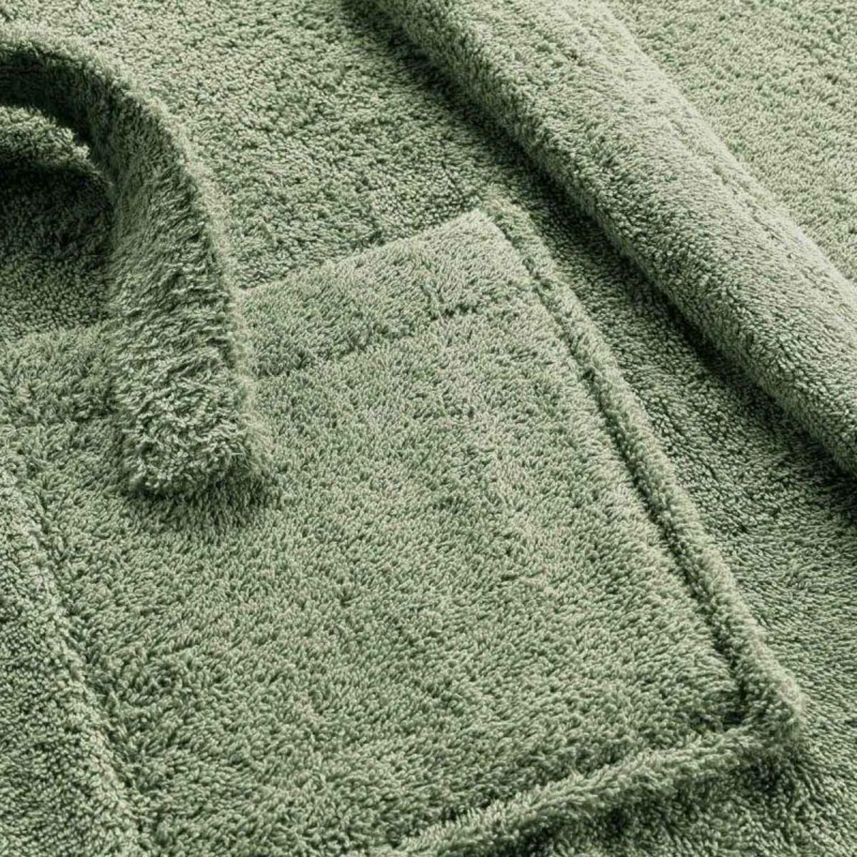 Peignoir De Sauna Femme En Tissu éponge Coton - Boutons-pression, Poche, élastique Et Velcro, Pour Plage, Piscine