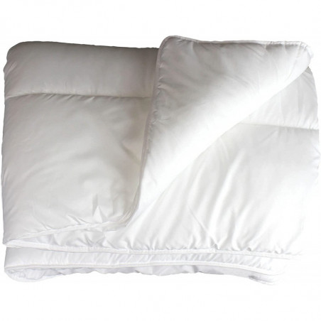 Couette uni 2 personnes - 240 x 220 cm - Blanc