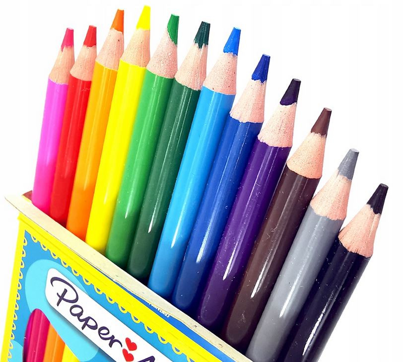 Boîte de 12 crayons de couleur Paper Mate - Multicolore