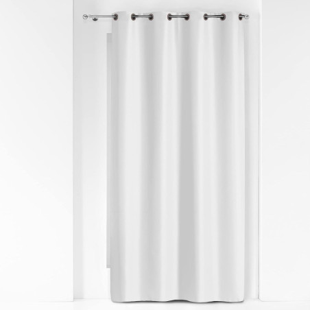 Rideau à 8 oeillets "Essentiel" - Blanc - 140 x 280 cm