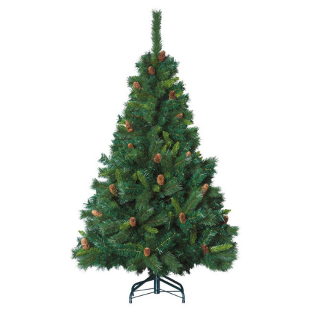 Sapin de noël "Royal Majestic" avec pommes de pin - D 142 x H 240 cm