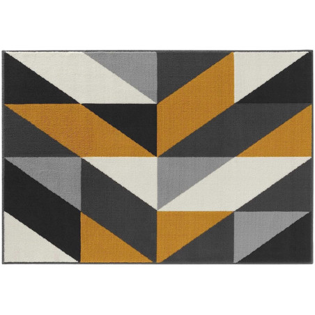 Tapis d'intérieur rectangle tissé à motif "Scorpio" - Multicolore - 120 x 170 cm