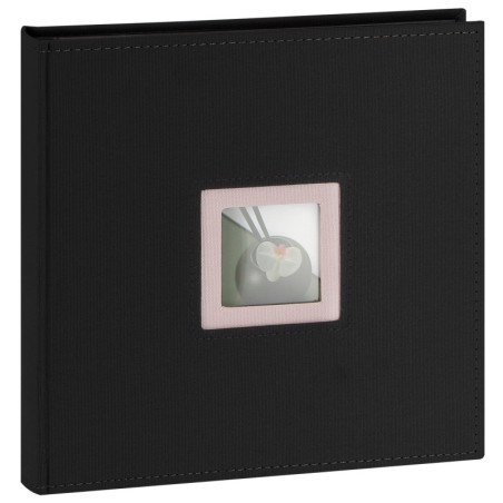 Album photos traditionnel "Walther" pour 100 photos 10x15 cm ou 100 photos 11,5x15 cm - Noir - L 25 x l 26 cm