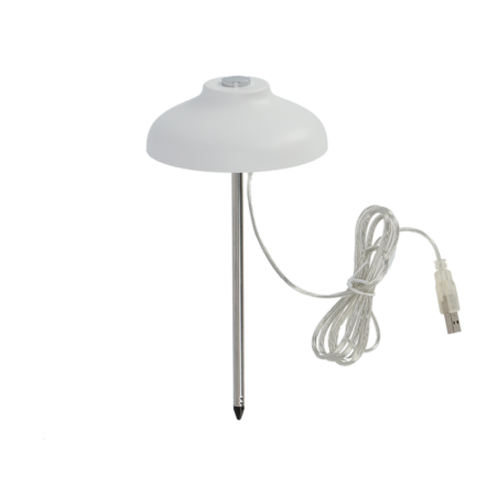 Lampe de croissance pour cultures réglable en inox - Blanc - L 11 x l 11 x H 74,1 cm