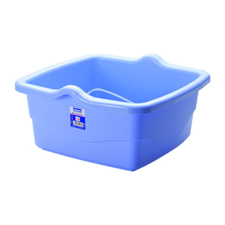 Bassine pour lavabo en plastique 16 L - Coloris aléatoire - 40 x 40 cm