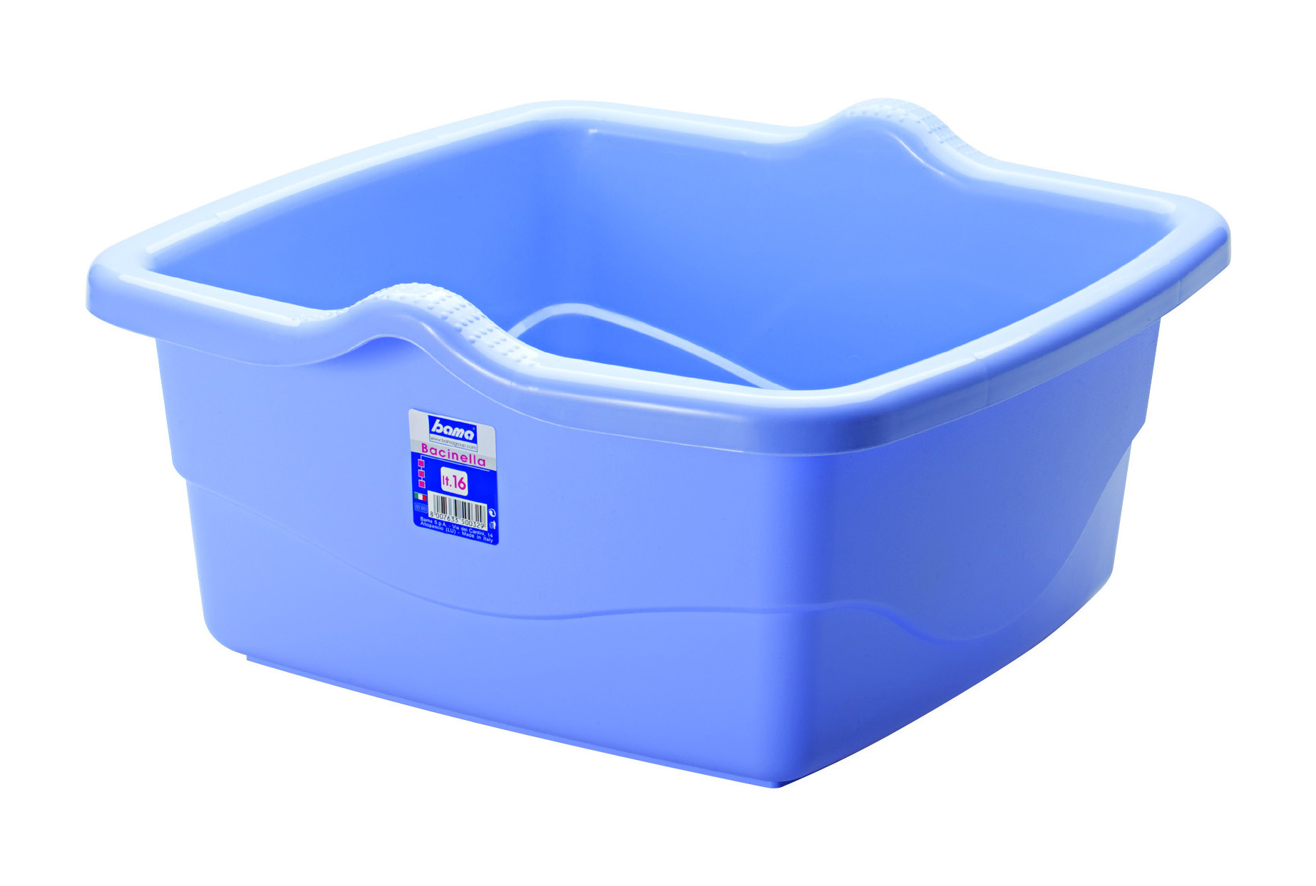 Bassine pour lavabo en plastique 16 L - Coloris aléatoire - 40 x 40 cm