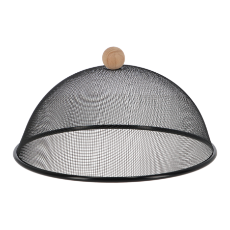 Cloche Alimentaire en fonte - Noir - D 30 x H 16,3 cm