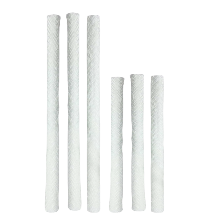 Lot de 6 mèches en fibre de verre pour torches culbuteur - Blanc