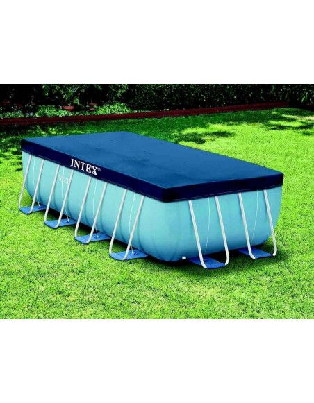 Bâche rectangulaire pour piscine tubulaire de 4 x 2 m - Intex