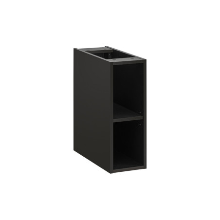 Armoire Sylve Black - 44 x 20 x 57 cm - Meuble bas mural