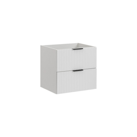 Meuble sous vasque en bois Georgia White - H 57 x l 60 x P 46 cm