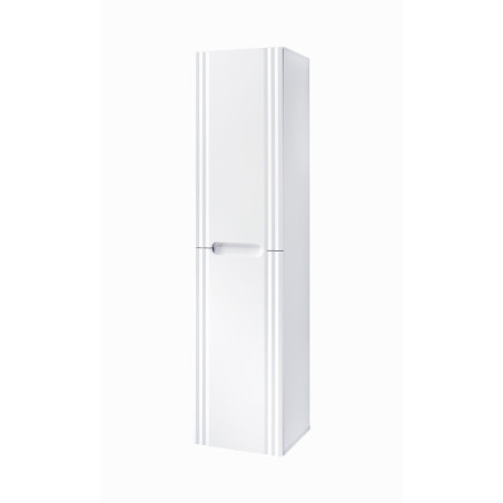 Colonne murale en bois - H 166 x L 40 x P 36 cm - Oceanie White