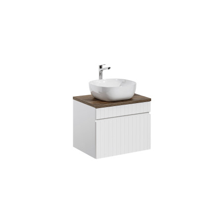 Ensemble meuble vasque à poser - 60 cm - Emblematic White
