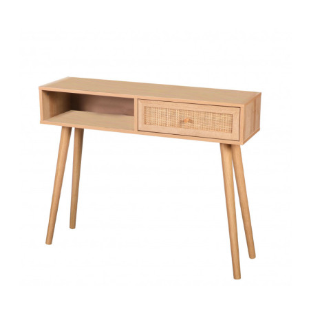 Console "Bali" - Marron clair - L 100 x P 30 x H81 cm
