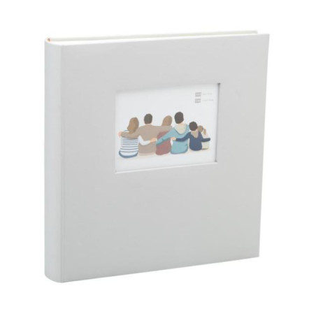 Album photos traditionnel pour 300 photos 10x15 cm ou 300 photos 11,5x15 cm - Gris clair