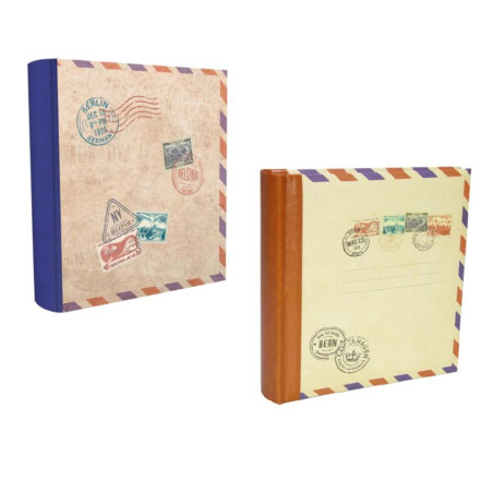 Lot de 2 albums photos traditionnels pour photos 10x15 - 2 x 400 photos soit 800 photos - Beige