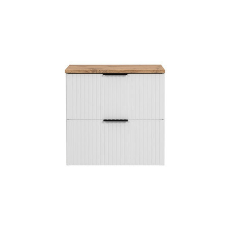 Meuble sous vasque + plateau - 60 cm - Georgia White