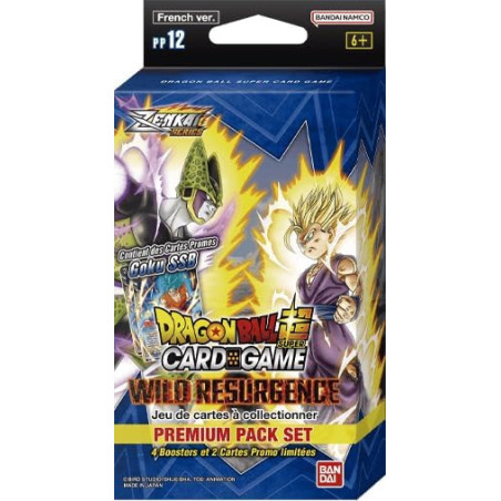 Dragon Ball - Premium pack 12 Wild Resurgence - Jeu de cartes à collectionner