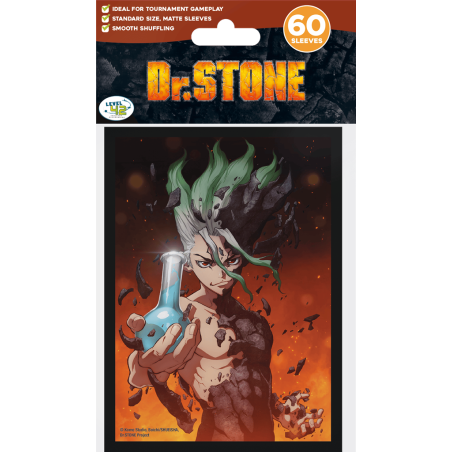 Dr. Stone - 60 Protège-cartes Senku - Cartes à collectionner