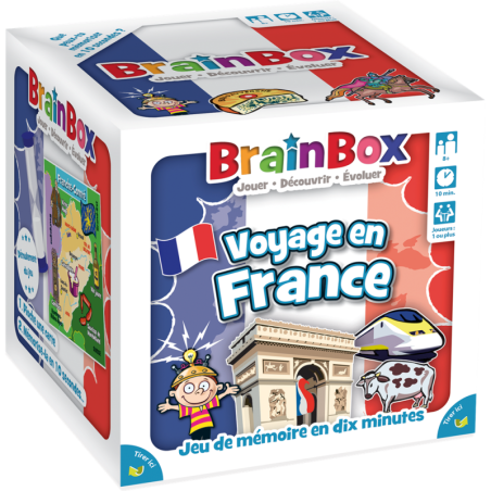 BrainBox - Voyage en France - Jeu de société