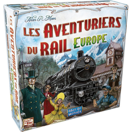 Jeu de société - Les Aventuriers du rail Europe - Jeu de plateau