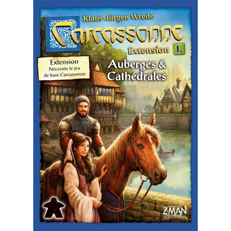 Carcassonne - Extension : Auberges et cathédrales - Jeu de société