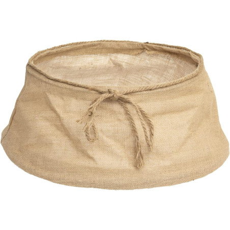 Décoration pour pied de sapin en jute - Beige - L 56 x P 25 x H 32 cm