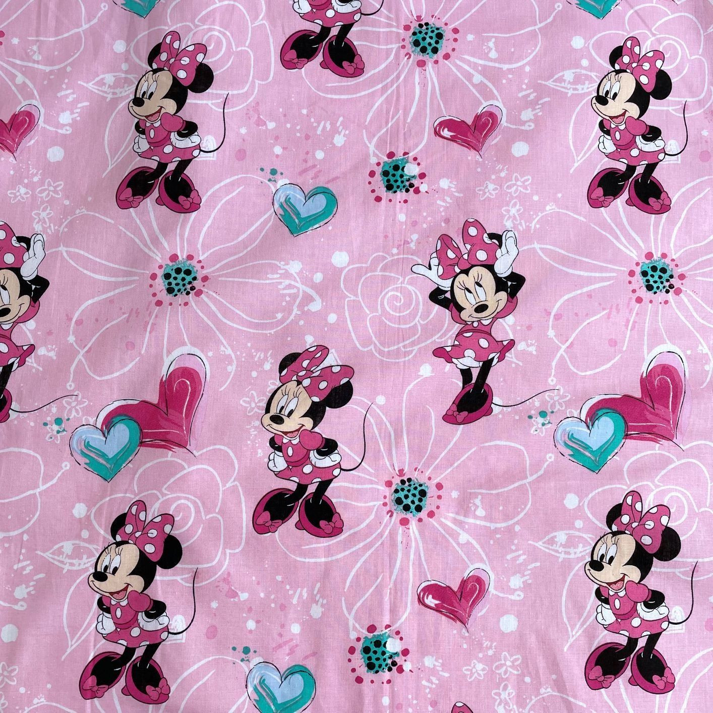 Disney - Parure de lit bébé en coton Minnie 1 - 100 x 135 cm