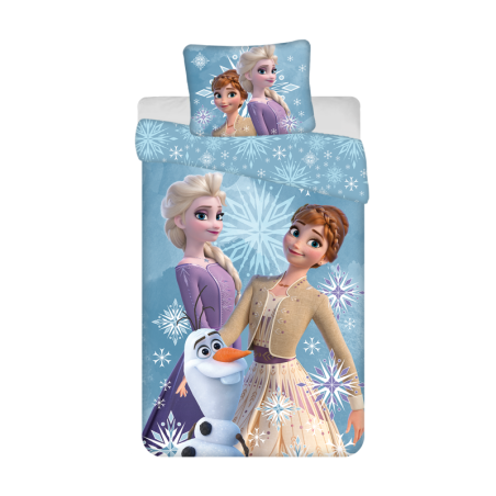 Disney - Parure de lit en coton "La Reine des Neiges 1" - 140 x 200 cm