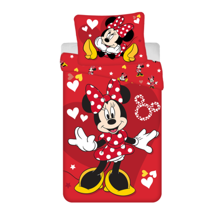 Disney - Parure de lit en coton "Minnie" - 140 x 200 cm