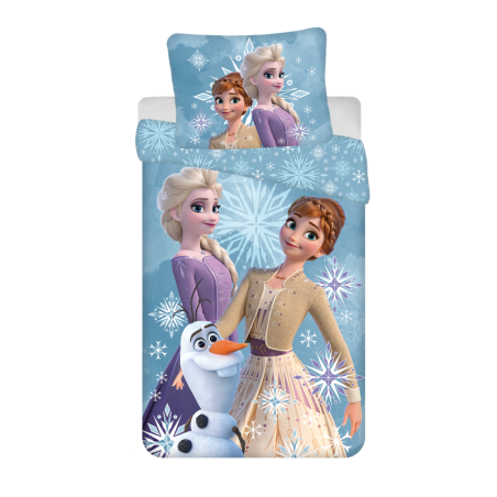 Disney - Parure de lit en coton "La Reine des Neiges 3" - 140 x 200 cm
