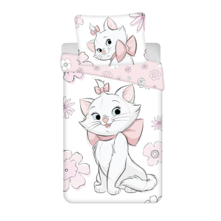 Disney - Parure de lit en coton "Les Aristochats : Marie" - 140 x 200 cm