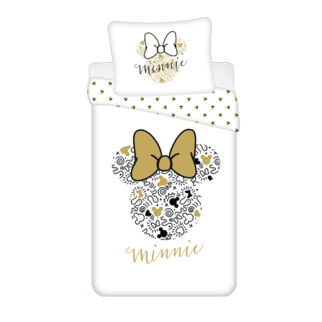 Disney - Parure de lit en coton "Minnie : Noeud" - 140 x 200 cm