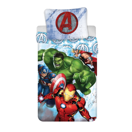 Disney - Parure de lit en coton "Avengers" - 140 x 200 cm