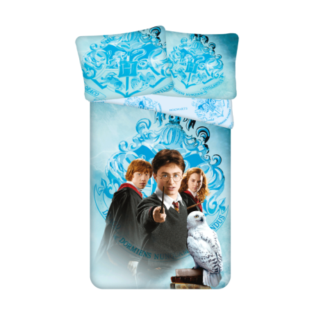 Harry Potter - Parure de lit en microfibre - Multicolore - 140 x 200 cm