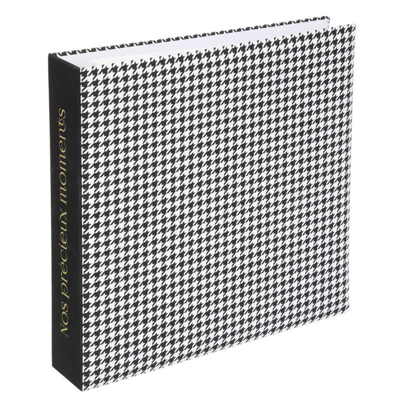 Album photos Subli motif pied de poule - 500 photos - Noir/Blanc