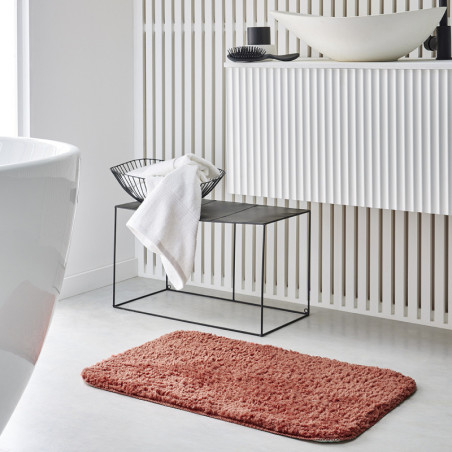 Tapis de bain "Essential" - Terracotta - l 50 x L 80 cm