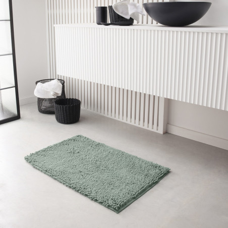 Tapis de bain "Essential" - Vert céladon - l 50 x L 80 cm