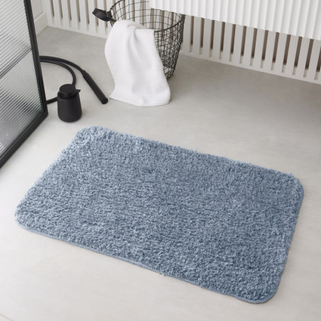 Tapis de bain "Essential" - Bleu denim - 50 x 80 cm