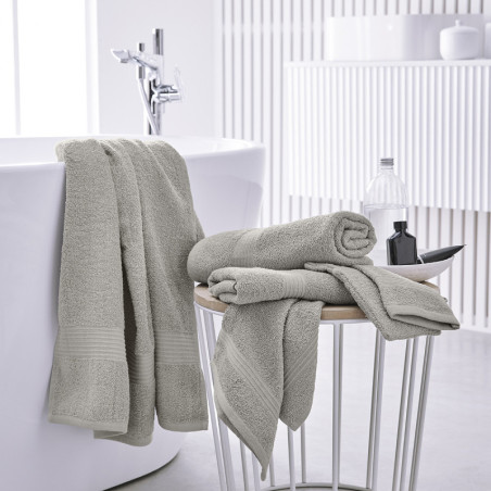 Drap de Bain en coton "Essential" - Gris - 70 x 130 cm