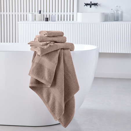 Drap de Bain en coton "Essential" - Rose - 90 x 150 cm