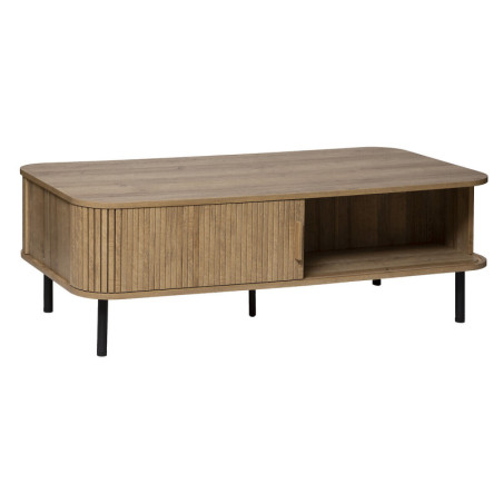 Table basse en bois a"Colva" - Beige - L 120 x P 60 x H 40,5 cm