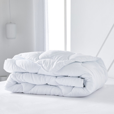 Couette pour lit double "Essential" - Blanc craie - l 220 x L 240 cm