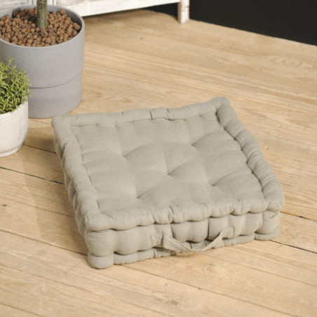 Coussin de sol "Spirit Garden" - Beige - l 40 x L 40 x H 10 cm