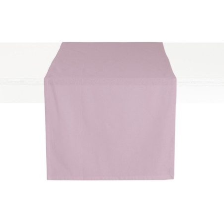 Chemin de table en coton - Rose - L 150 x P 50 cm