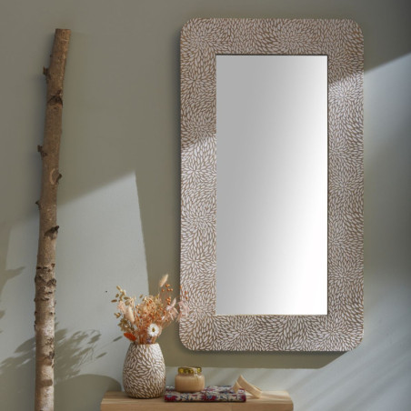 Miroir "Mango Wood" - L 91 x l 51 x P 2.5 cm