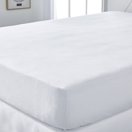 Protège Matelas Anti Acariens "Essential" - Blanc - 140 x 190 cm