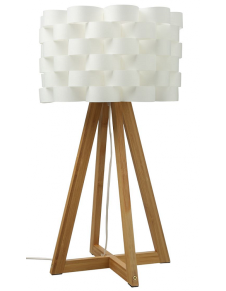 Lampe Bambou papier Moki - H 55 cm