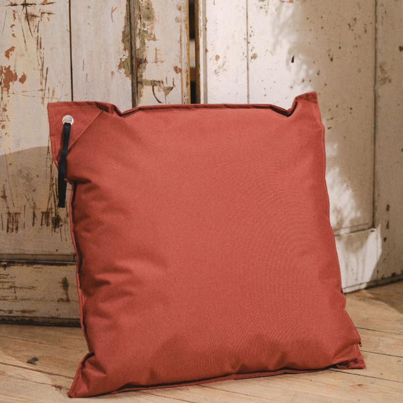 Coussin carré d'extérieur Spirit Garden - Terracotta - 50 x 50 cm