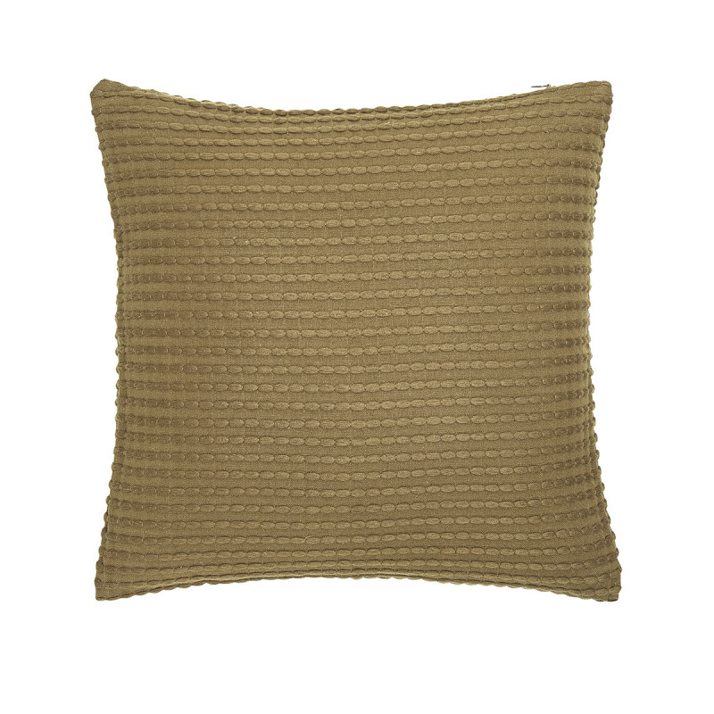 Housse de coussin carré en coton Essential - Bronze - 40 x 40 cm